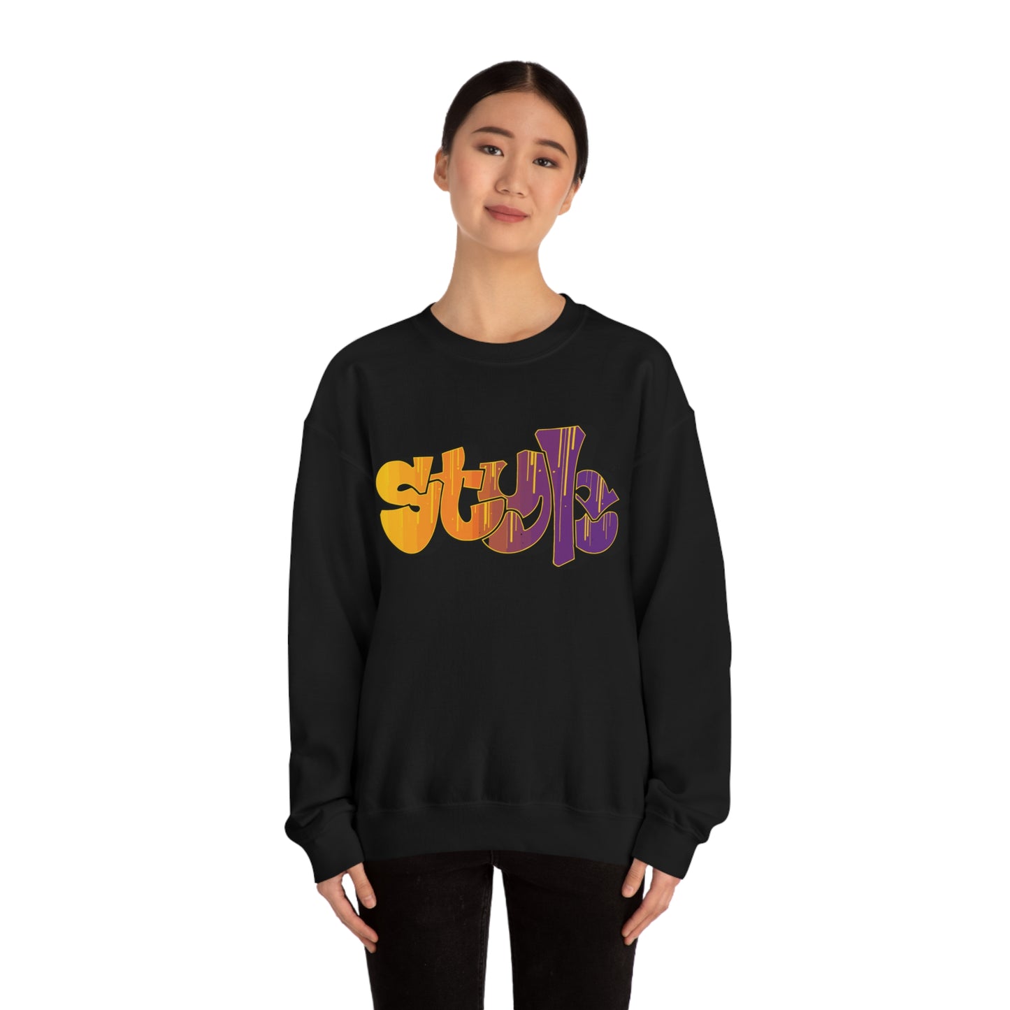 Style colorful graffiti Crewneck Sweatshirt