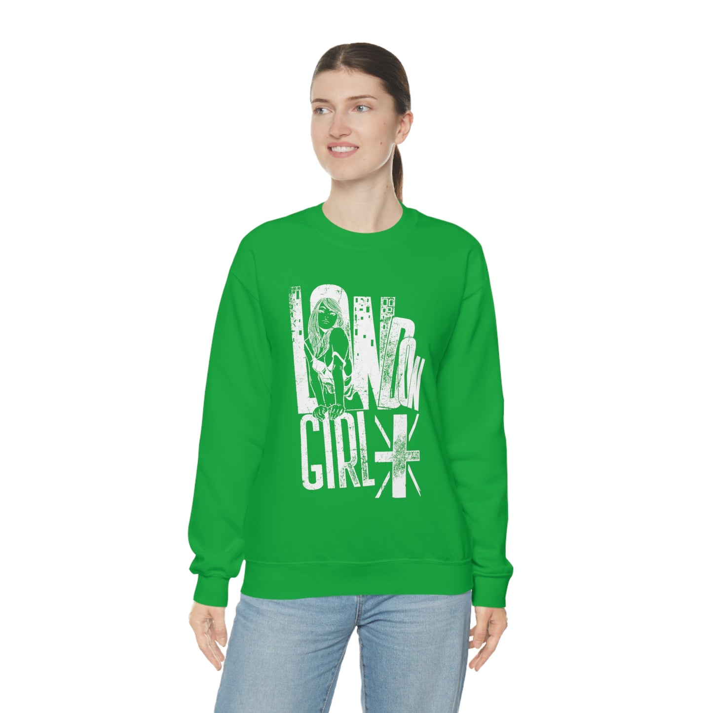 London Girl Crewneck Sweatshirt