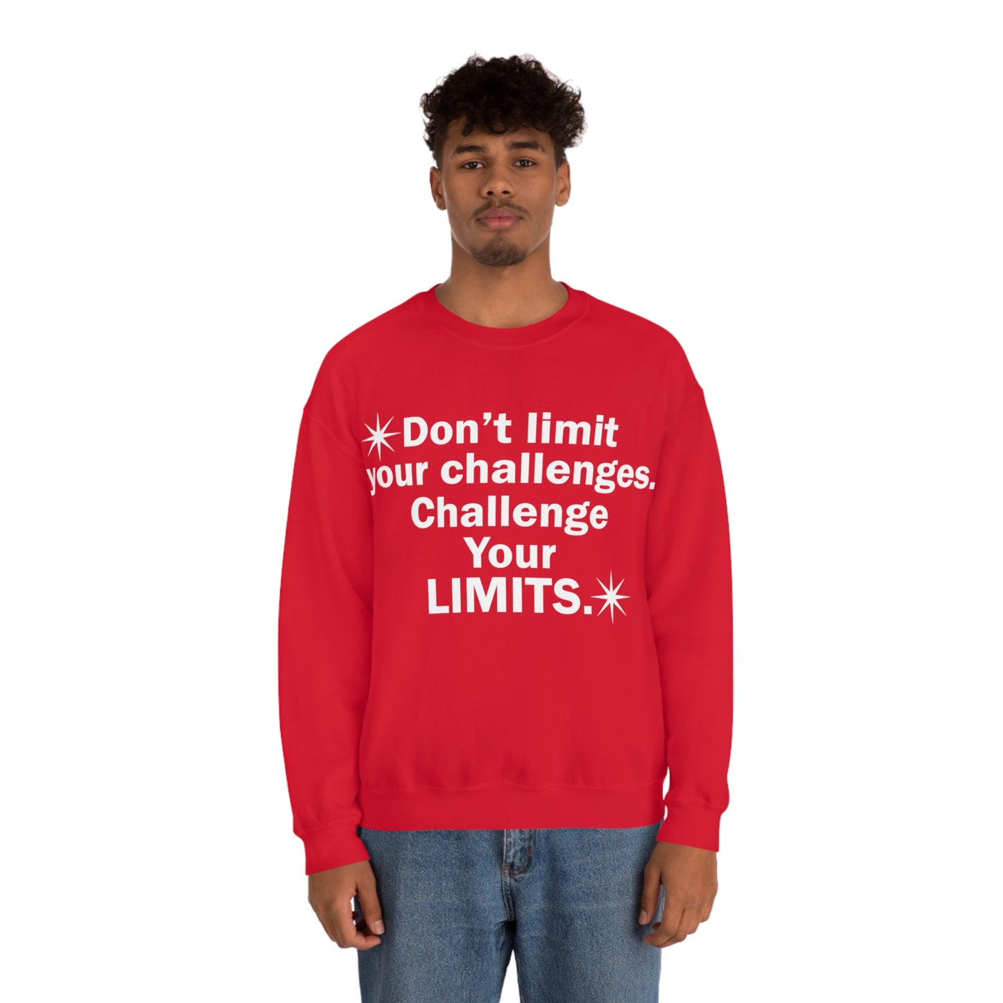 Challenge your limits Crewneck Sweatshirt