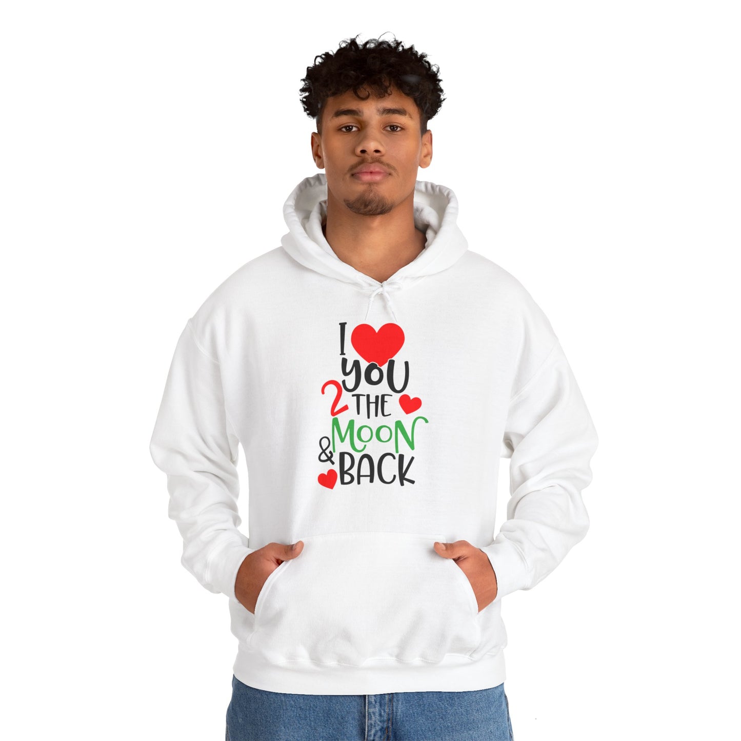 Love you 2 the moon and back Hoodie