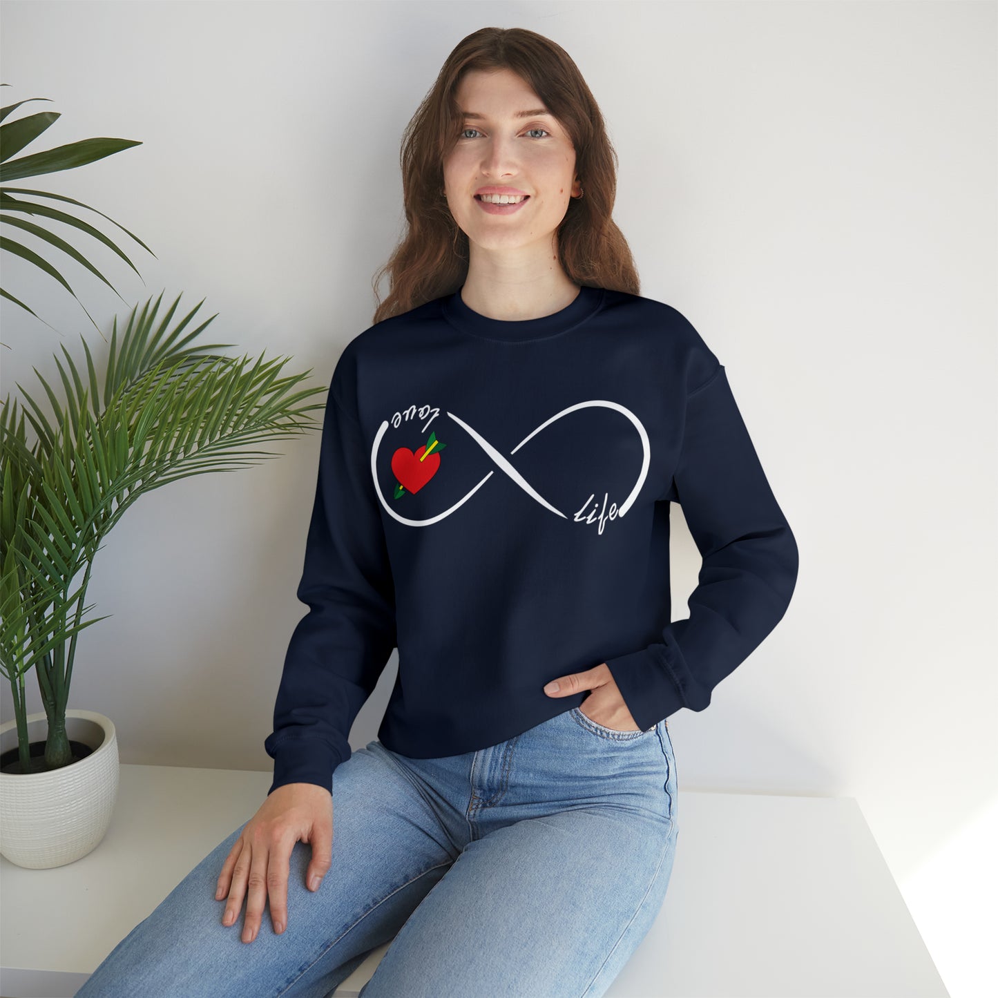 Love life infinity Crewneck Sweatshirt