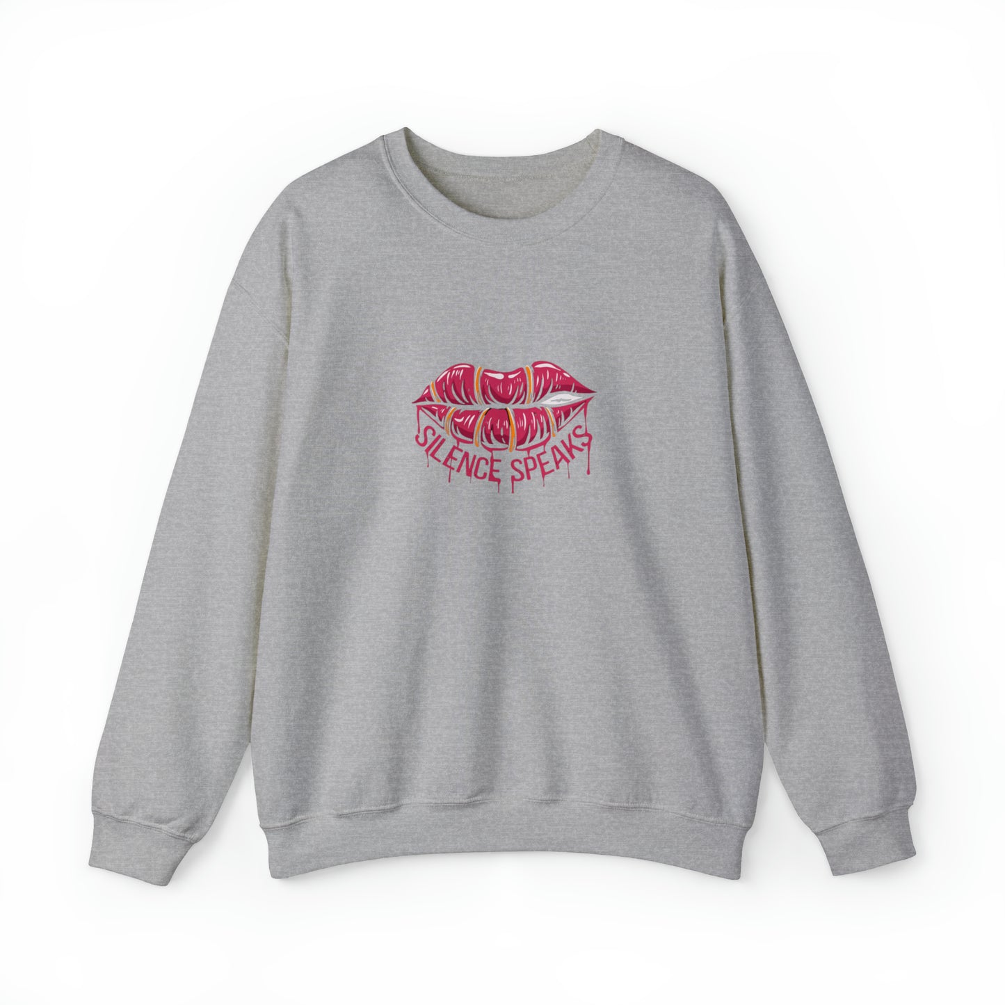 Silence Speaks Crewneck Sweatshirt