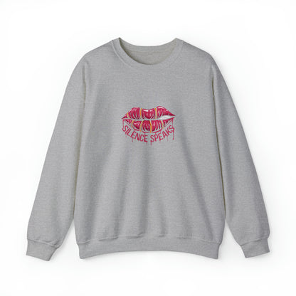 Silence Speaks Crewneck Sweatshirt