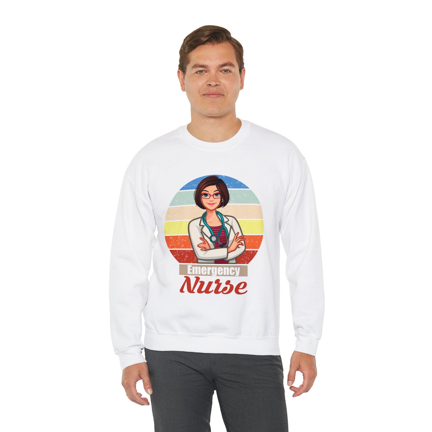 Emergency Nurse Crewneck Sweatshirt