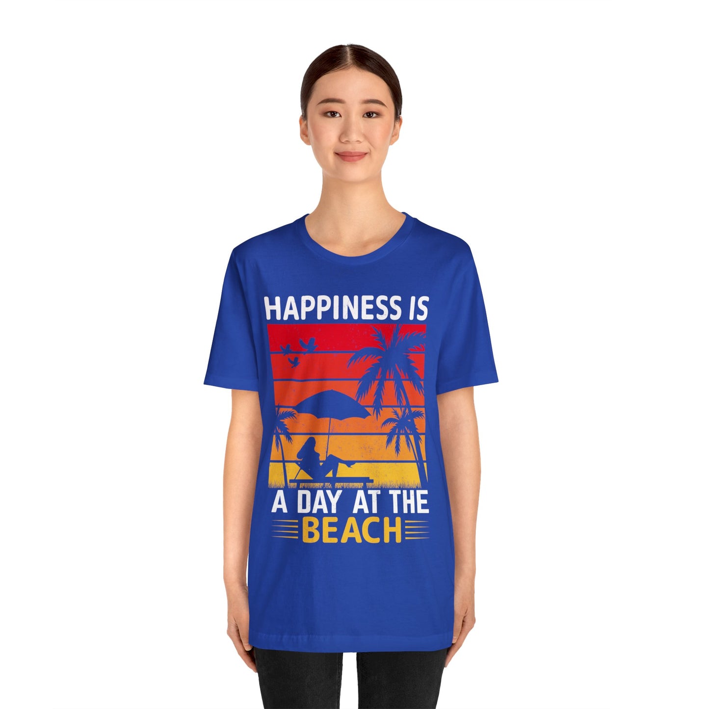 Happiness is at the beach Vintage T-Shirt