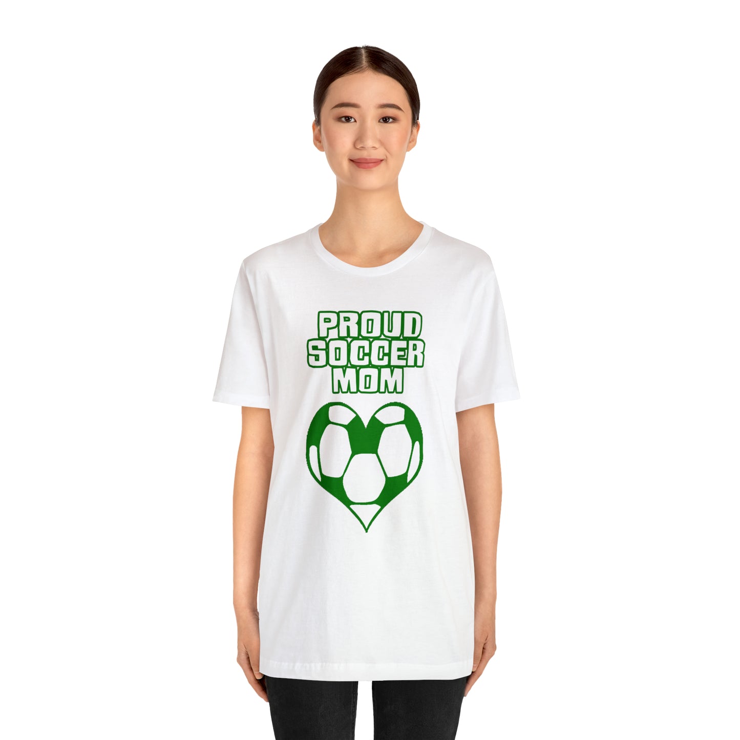 Proud -soccer-mom Heart T-Shirt