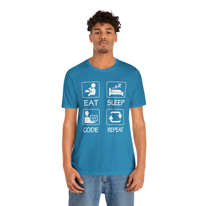 Eat sleep Code Repeat T-Shirt