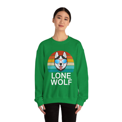 Lone wolf vintage Crewneck Sweatshirt