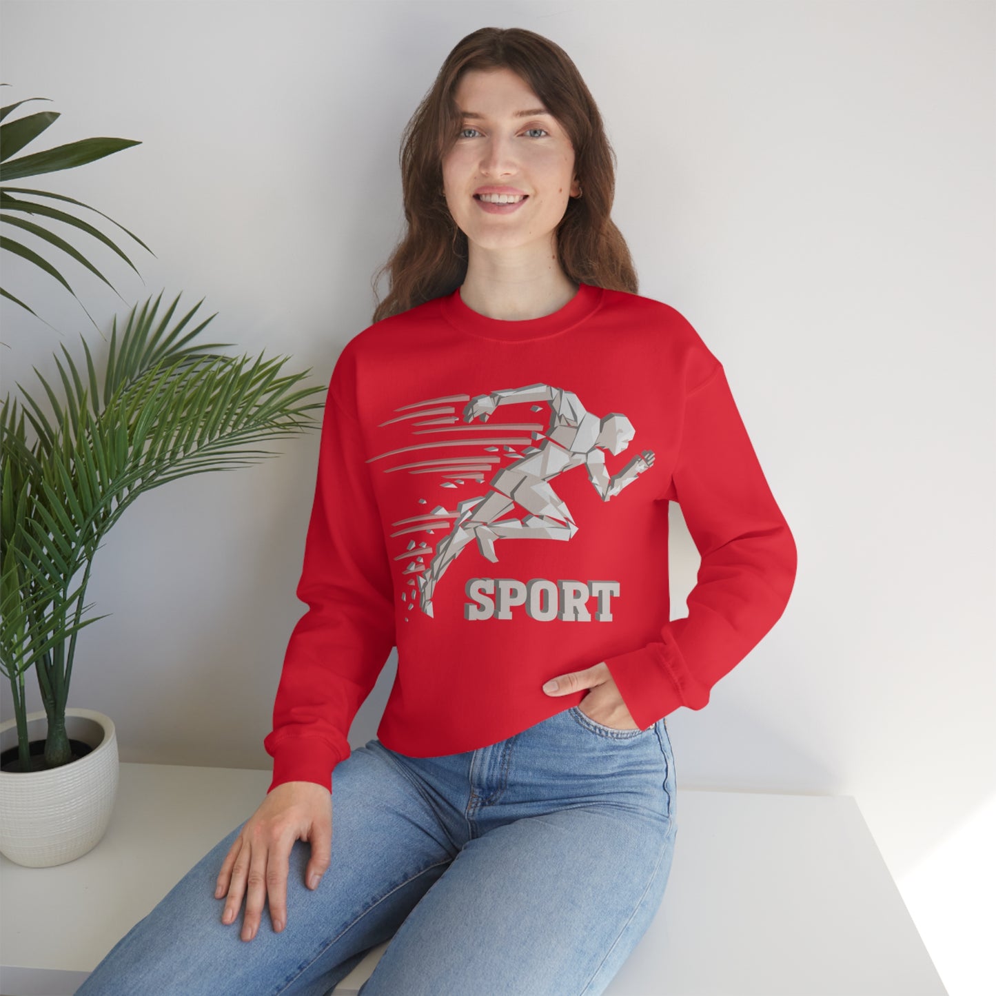 Running is a Sport Crewneck Sweatshirt