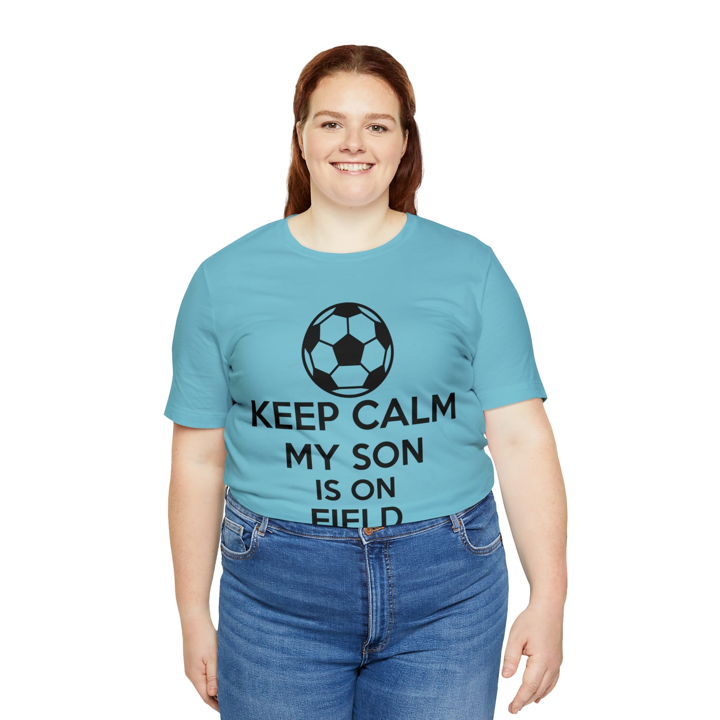 Keep calm my son is on the field T-Shirt