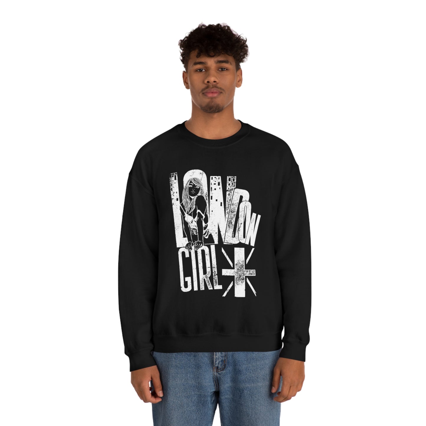 London Girl Crewneck Sweatshirt