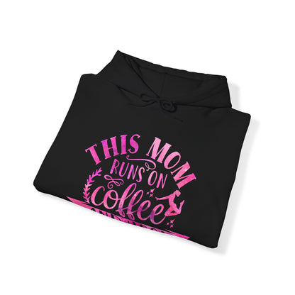 This mom runs on coffee and yoga Hoodie