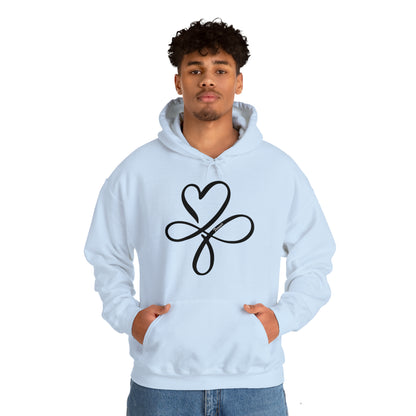 Heart symbol Love Infinity symbol Forever Hoodie