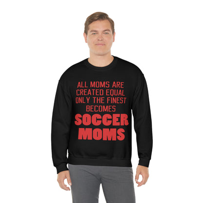 Finest soccer mom Crewneck Sweatshirt