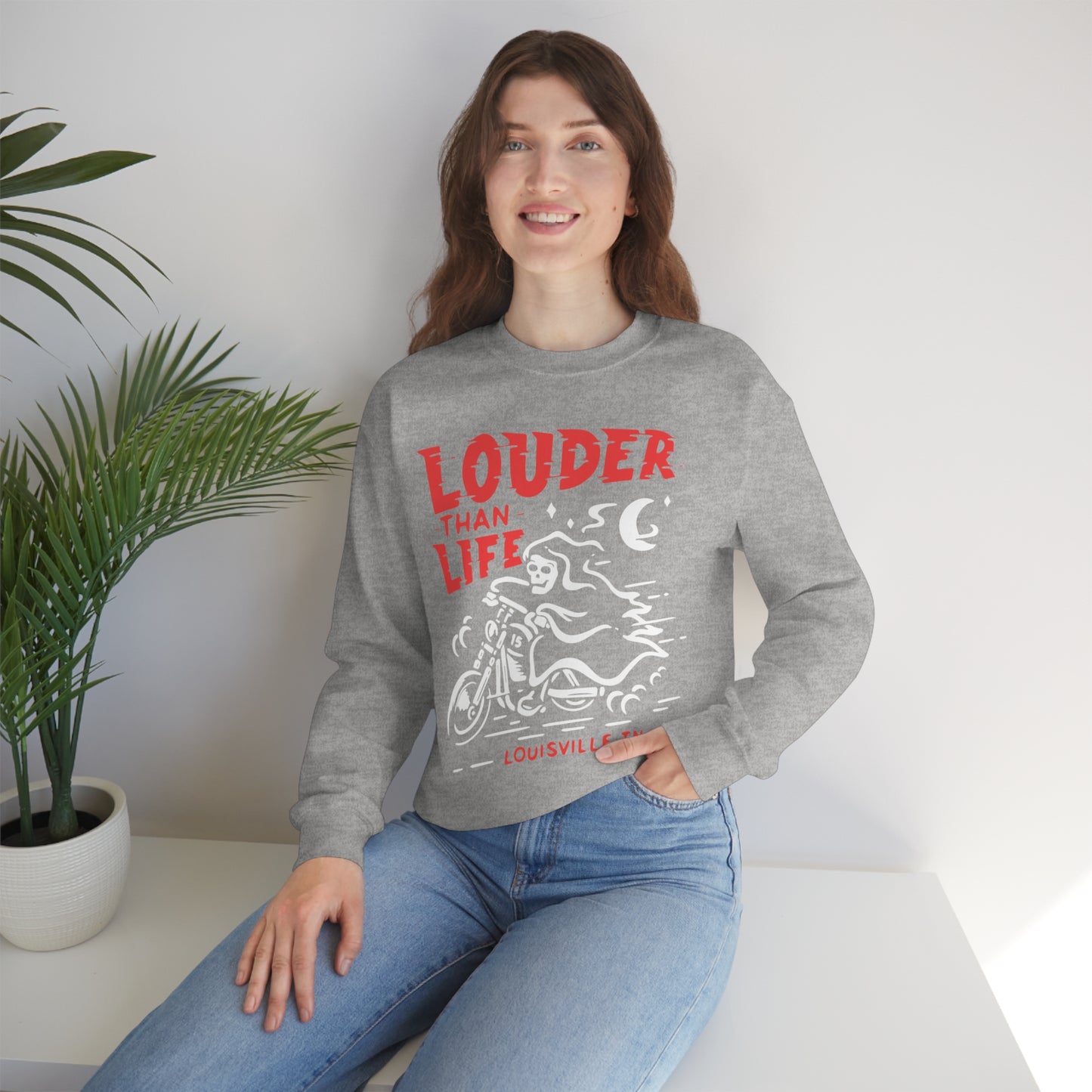 louder than life Crewneck Sweatshirt