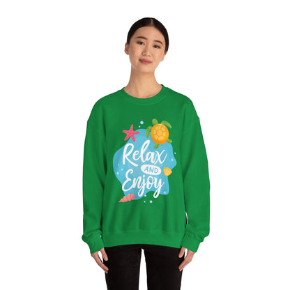 Relax and Enjoy the Beach Crewneck Sweatshirt