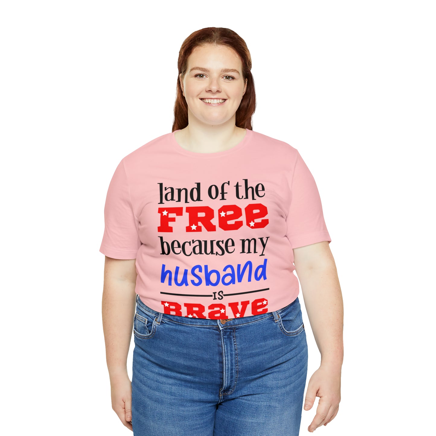 U.S.A the Land of the free Husband T-Shirt