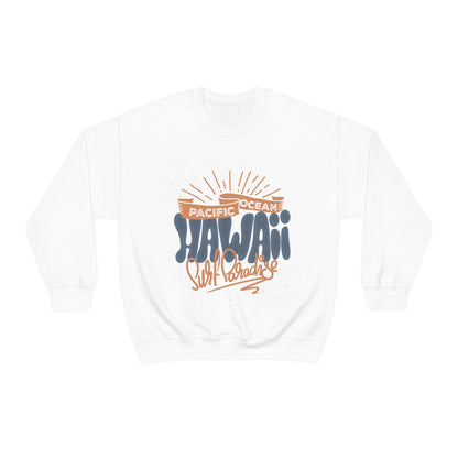 Hawaii Surf Paradise Crewneck Sweatshirt