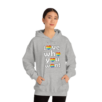 Love who you want Hoodie