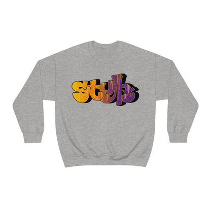 Style colorful graffiti Crewneck Sweatshirt