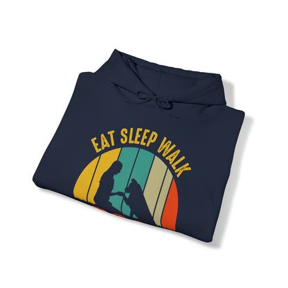 Eat sleep walk dogs vintage Hoodie