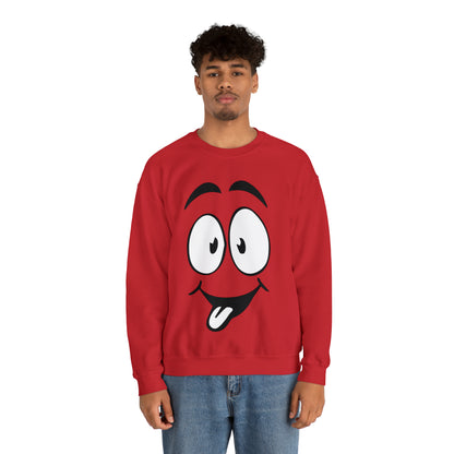 Tongue out face Crewneck Sweatshirt