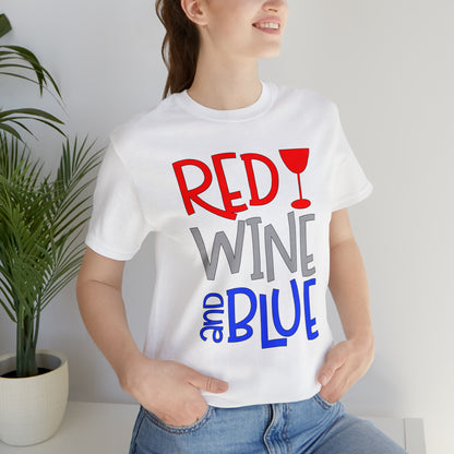 Red Wine Blue T-Shirt