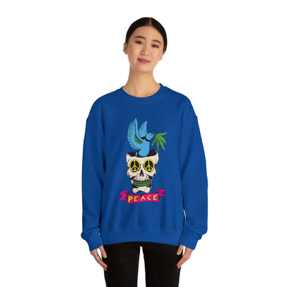 Peace Hippie Bird Crewneck Sweatshirt