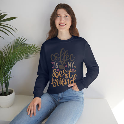 Coffee_is_my_best_friend Crewneck Sweatshirt