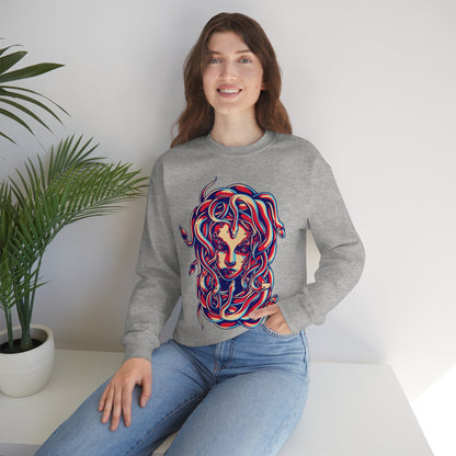 3D Medusa Crewneck Sweatshirt