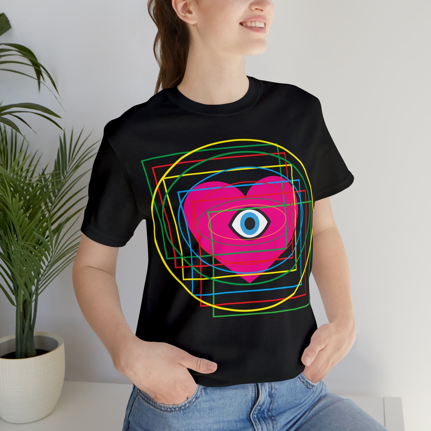 Eye Love in all dimension T-Shirt