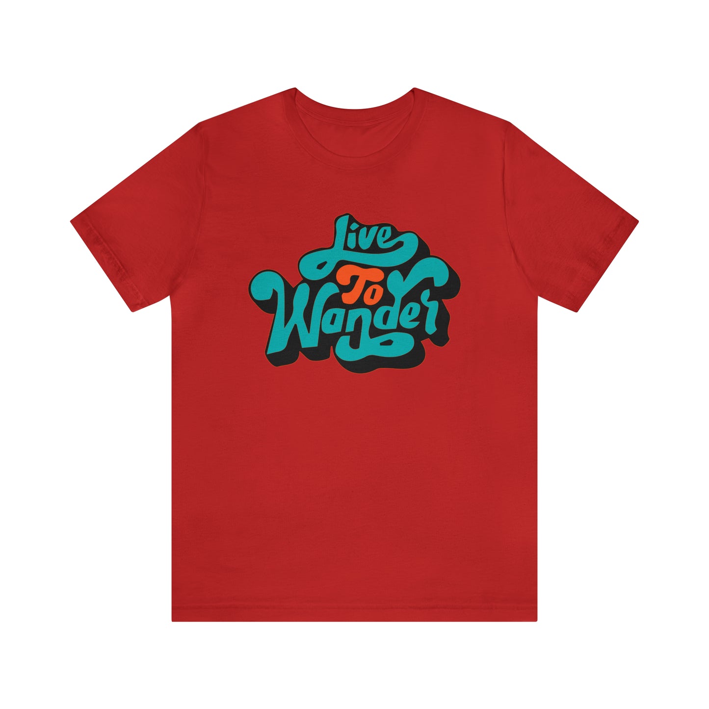 Live to wonder vintage Unisex Tee Shirt