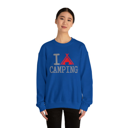 I Love CAMPING Crewneck Sweatshirt