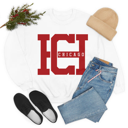 Chicago Tee Crewneck Sweatshirt