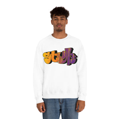 Style colorful graffiti Crewneck Sweatshirt