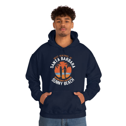 Santa Barbara sunny beach Hoodie