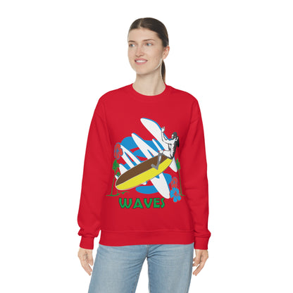 Wave Catching Crewneck Sweatshirt