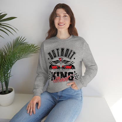 Detroit Street King Crewneck Sweatshirt