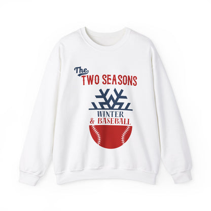 Two Seasons Winter & Baseball Crewneck Sweatshirt