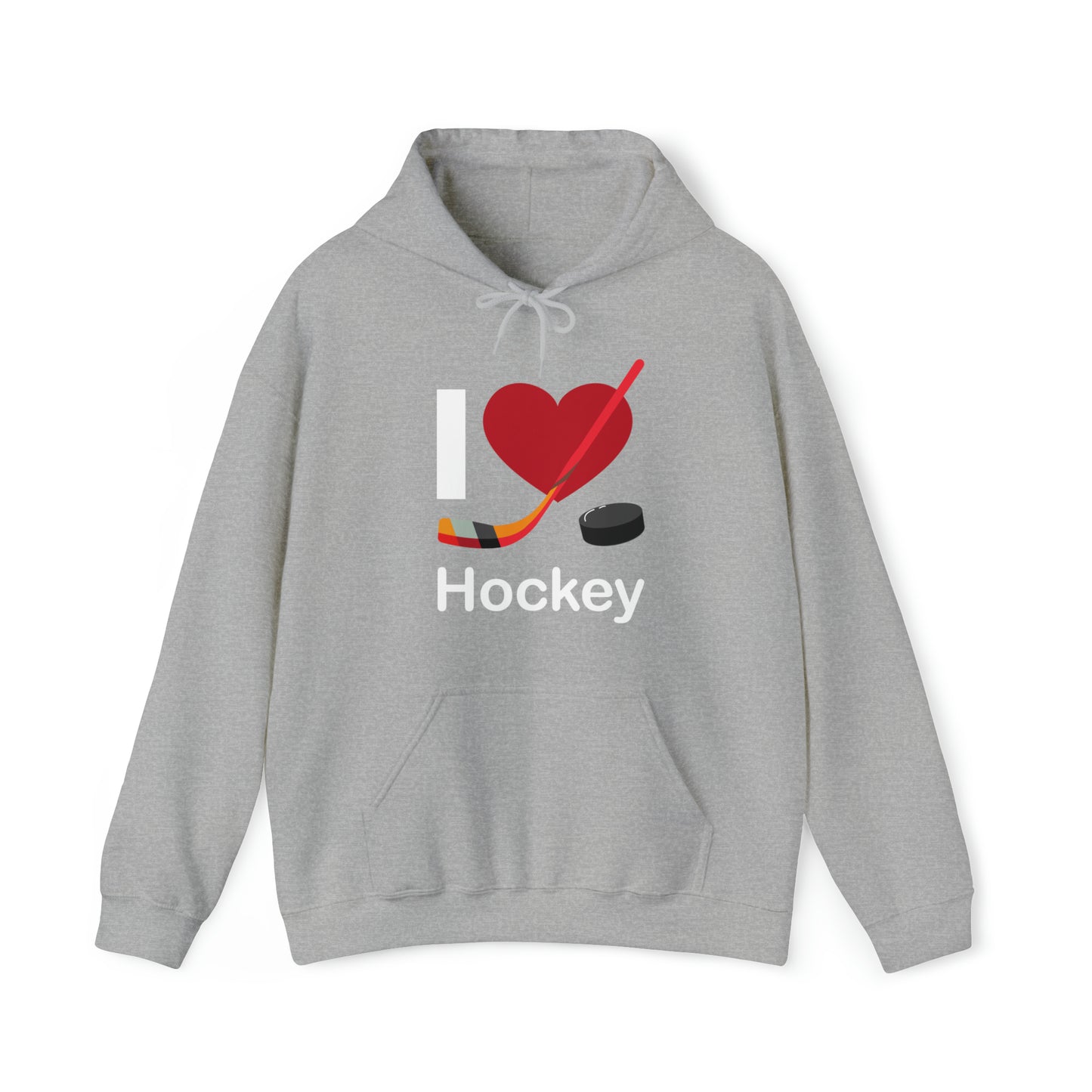 I love hockey Hoodie