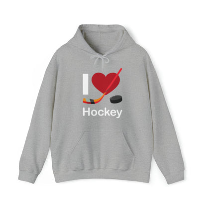 I love hockey Hoodie