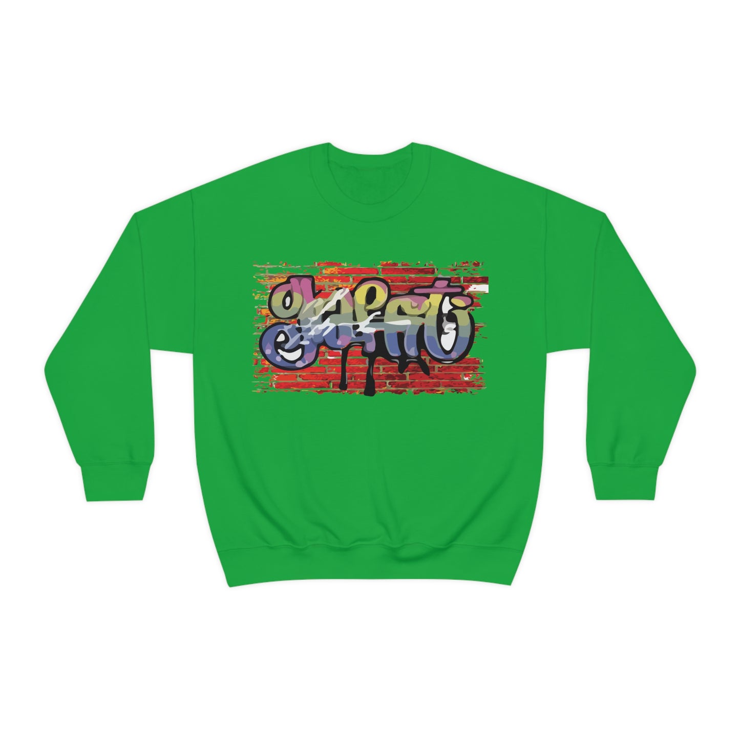 Graffiti on a wall Crewneck Sweatshirt