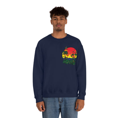 Sunset Butterfly Vibes Crewneck Sweatshirt