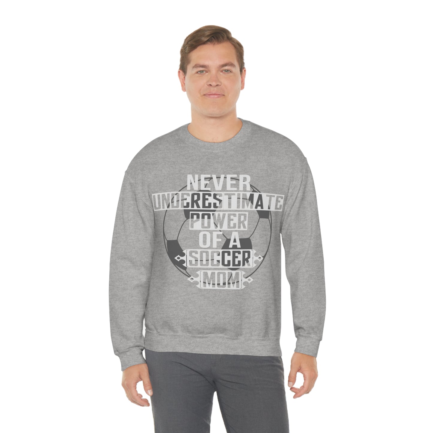 Power of a Soccer mom Crewneck Sweatshirt