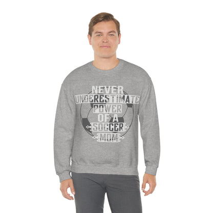 Power of a Soccer mom Crewneck Sweatshirt