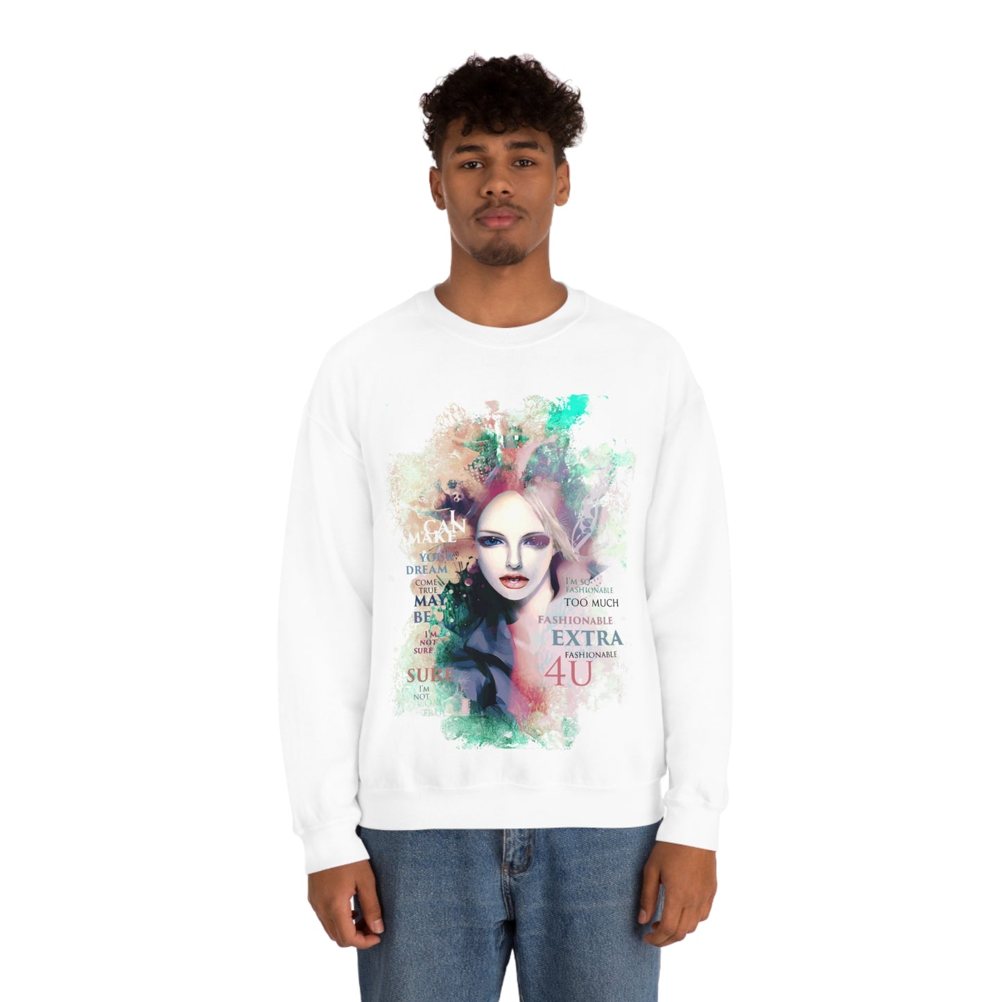 Fashionable Extra Crewneck Sweatshirt