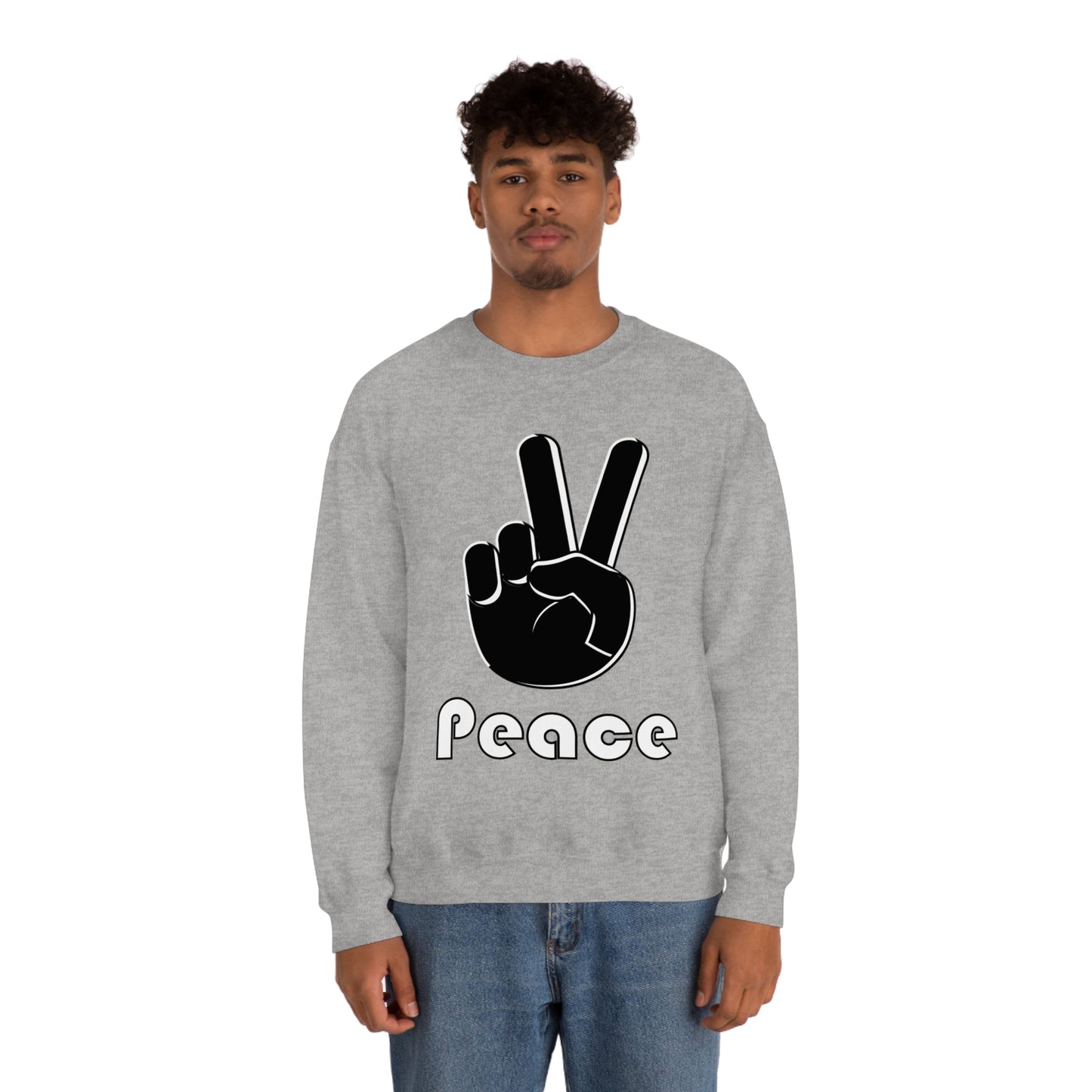 Peace Hand Crewneck Sweatshirt