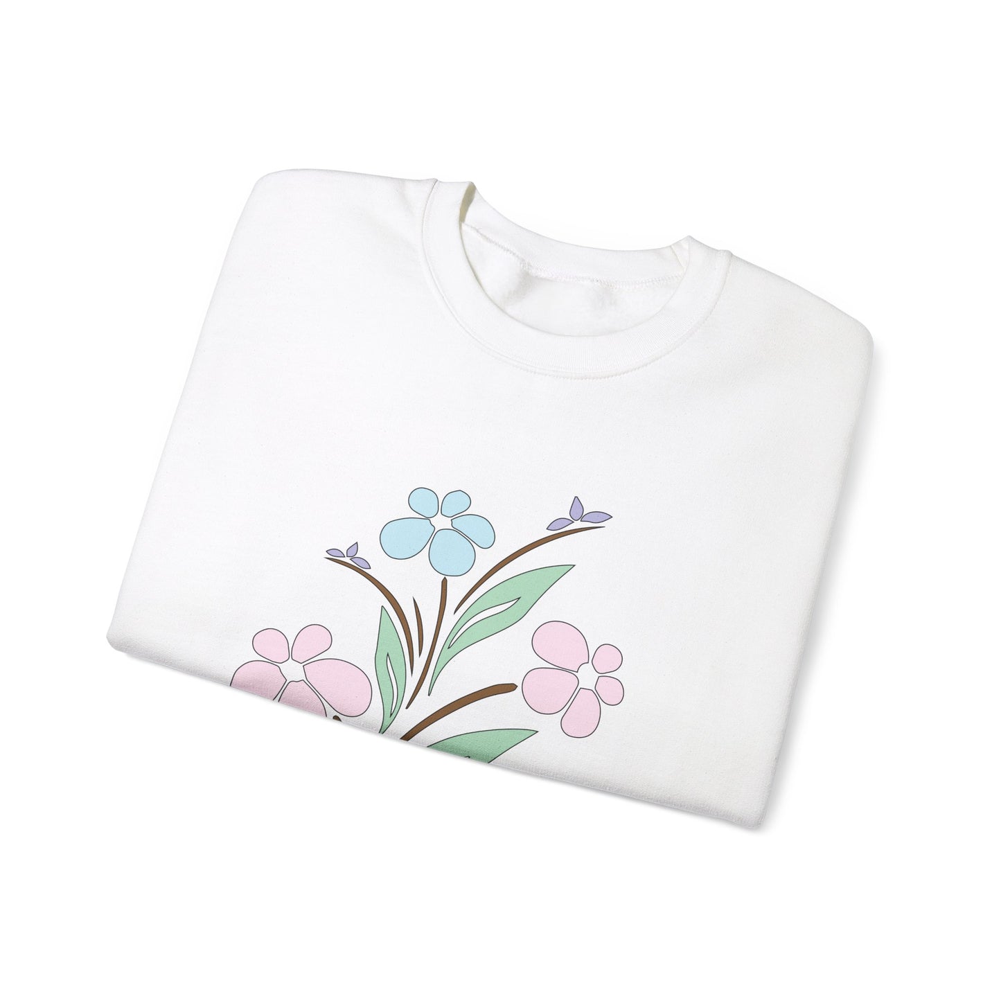 Bloom like a flower Crewneck Sweatshirt