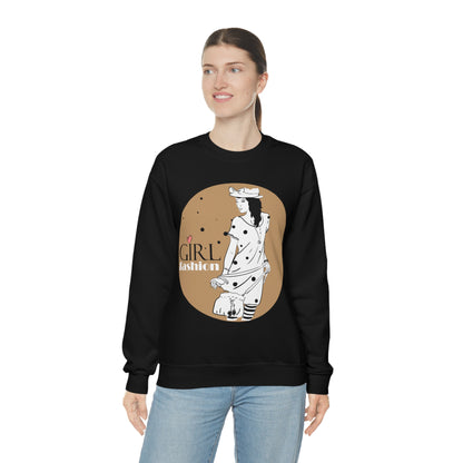 Polka dot Girl fashion Crewneck Sweatshirt