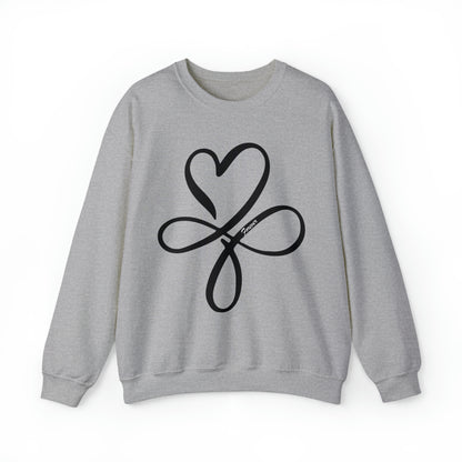 Heart symbol Love Infinity symbol Forever Crewneck Sweatshirt